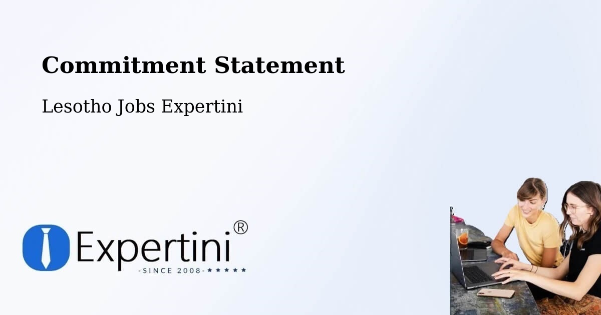 Corporate Commitment – Nako - Lesotho Jobs Expertini