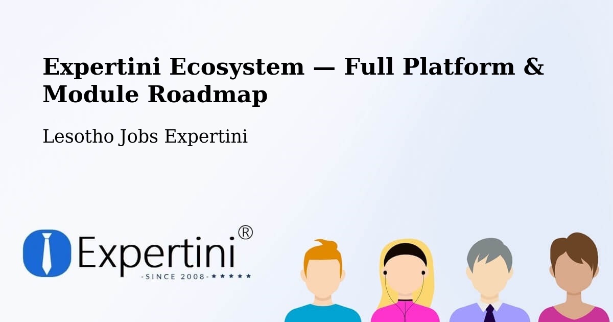 Expertini Ecosystem — Full Platform & Module Roadmap – Nako