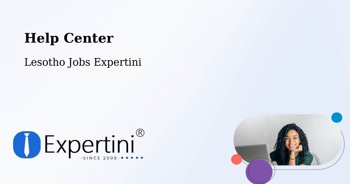 Help Center – Nako - Lesotho Jobs Expertini