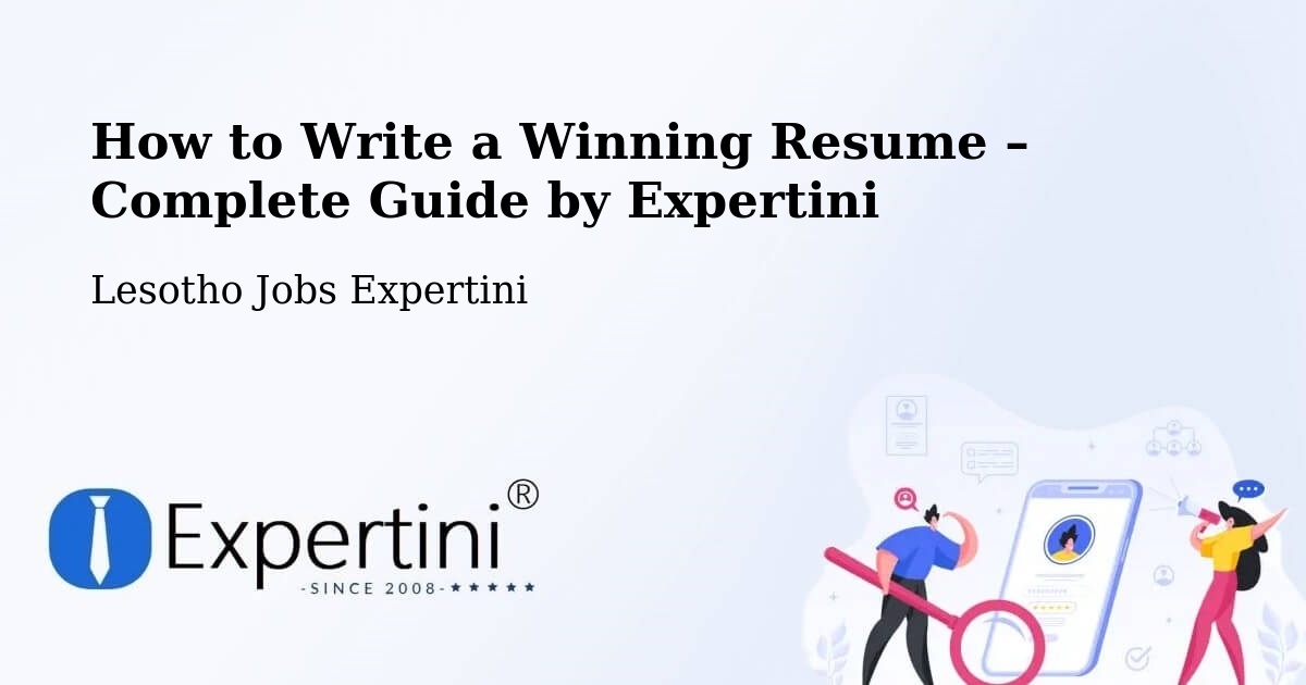 Resume Writing Guide for Job Seekers – Nako - Nako, Lesotho Jobs Expertini