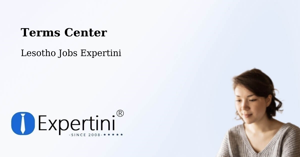 Terms of Service – Nako - Lesotho Jobs Expertini