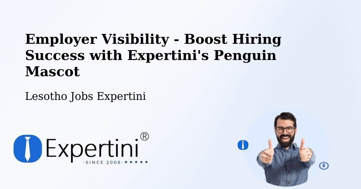 CV and Resume Visibility Optimization – Nako - Lesotho Jobs Expertini